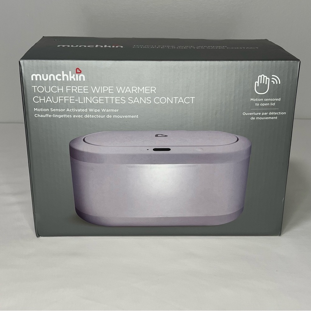 Touch Free Munchkin Baby Wipe Warmer NEW Nightlight and Motion Sensor